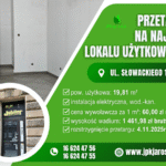 Przetarg ustny – ul. Słowackiego 15 (19,81 m2)