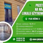 Przetarg ustny – Plac Bożnic 3 (16,79 m2)