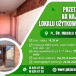 Przetarg ustny – plac Świętego Michała (14,31 m2)